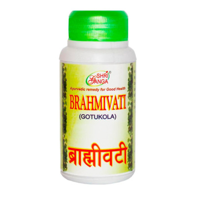 Брахми Вати Шри Ганга (Brahmi Vati (Gotu Kola) Shri Ganga), 200 таб.
