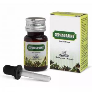 Назальные капли Цефагрейн Чарак (Cephagraine Nasal Drops Charak), 15 мл.