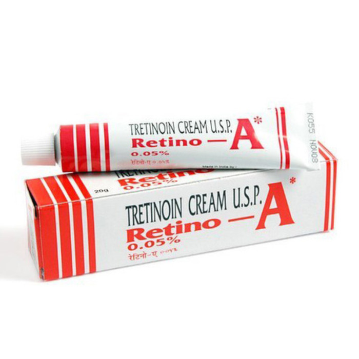 Крем для проблемной кожи лица Ретино-А (Tretinoin cream U.S.P. 0.05%, Janssen), 20 г.