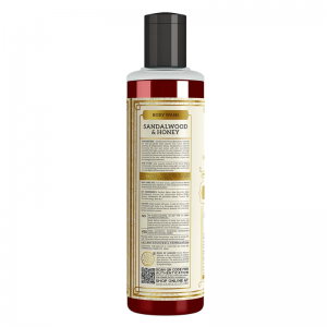 Гель для душа «Сандаловое дерево и мёд» Кхади Натурал (Sandalwood & Honey Body Wash Khadi Natural), 210 мл.