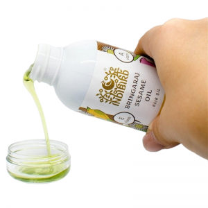 Брингарадж на кунжутном масле Индиберд (Bringaraj Sesame Hair Oil Indibird), 150 мл.