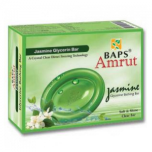 Мыло банное глицериновое Жасмин Бапс Амрут (Jasmine Glycerine Bathing Bar Baps Amrut), 75 г.
