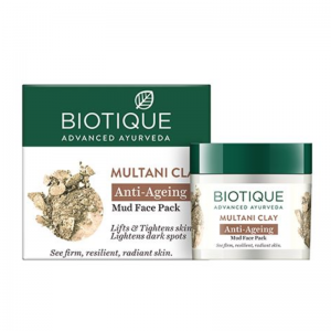 Омолаживающая маска для лица Био Лечебная Глина Биотик (Bio Mud Ageless Firming & Revitalizing Face Pack Biotique), 75 г.