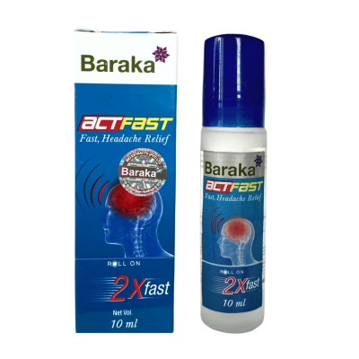 Бальзам от головной боли АктФаст Барака (ActFast Headache Relif) Baraka, 10 г
