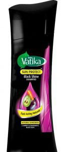 Шампунь Dabur Vatika Sun Protect (защита от солнца, черный блеск волос), 200 мл.