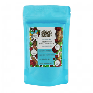 Порошок из лепестков розы Индиберд (Rose Petal Powder Indibird), 50 г.