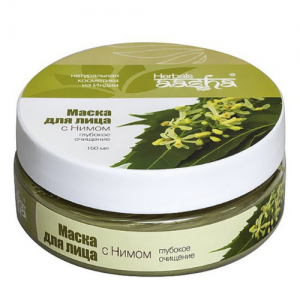 Маска для лица с Нимом для глубокого очищения кожи Ааша Хербалс (Aasha Herbals), 150 мл.