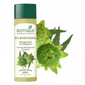 Лечебное масло против выпадения волос Био Брингарадж Биотик (Bio Bhringraj Therapeutic Oil For Falling Hair Biotique), 120 мл.
