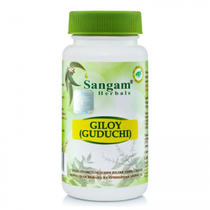 Гилой (Гудучи) Сангам Хербалс (Giloy (Guduchi) Sangam Herbals), 60 таб.