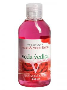 Гель для душа Роза и Алоэ Вера Веда Ведика (Veda Vedica), 250 мл.
