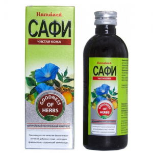Сироп натуральный для очищения крови Сафи Хамдард (Natural Blood Purifier Safi Hamdard), 200 мл.