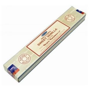 Благовония Сладкая ваниль Сатья (Sweet Vanilla Satya), 12 шт.
