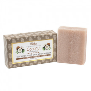 Мыло ручной работы Кокос Ааша Хербалс (Handmade Soap Skin Nourishment Coconut Aasha Herbals), 100 г.
