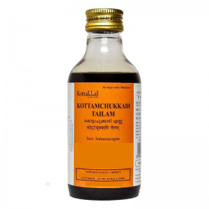 Коттамчуккади Тайлам Коттаккал Аюрведа (Kottamchukkadi Tailam Kottakkal Ayurveda), 200 мл. 