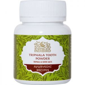 Зубной порошок Трифала и семь солей Индиберд (Triphala & Seven Salts Tooth Powder Indibird), 50 г.