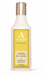 Питательный кондиционер для волос с экстрактом Пажитника Ааранья (Nourishing hair conditioner Methi Aaranyaa), 250 мл.