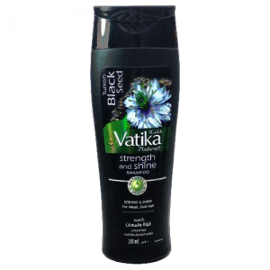 Шампунь Сила и блеск Черный тмин Дабур Ватика (Strength and Shine Shampoo Black Seed Dabur Vatika), 200 мл.