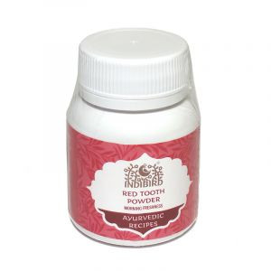 Зубной порошок Утренняя свежесть Индиберд (Red Tooth Powder Indibird), 50 г.