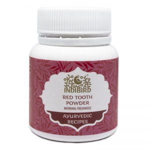 Зубной порошок Утренняя свежесть Индиберд (Red Tooth Powder Indibird), 50 г.