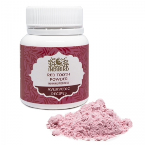 Зубной порошок Утренняя свежесть Индиберд (Red Tooth Powder Indibird), 50 г.