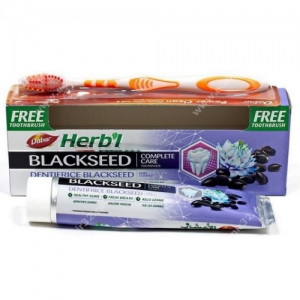 Зубная паста Хербл с черным тмином Дабур (Toothpaste Herb'l Black Seed Dabur), 150 г. + зубная щетка