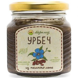 Урбеч из темного льна Мералад, 230 г.