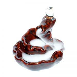 Подставка под стелющиеся благовония «Листок Кувшинки», 5х8,5х7 см.