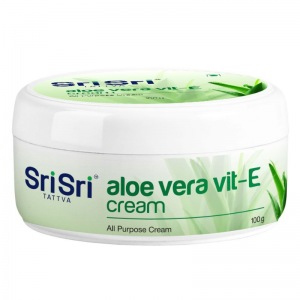 Крем для лица и тела с алоэ вера и витамином E Шри Шри Таттва (Aloe Vera Vit-E Cream Sri Sri Tattva), 100 г.