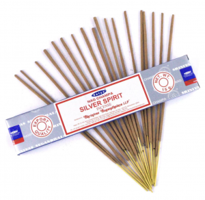 Благовония Серебряный дух Сатья (Silver Spirit Satya), 12 шт.