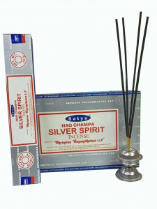 Благовония Серебряный дух Сатья (Silver Spirit Satya), 12 шт.