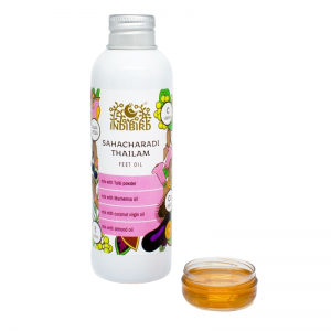 Масло для ног Сахачаради Тайлам Индиберд (Sahacharadi Thailam Massage Oil Indibird), 150 мл.