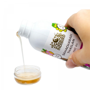 Масло для ног Сахачаради Тайлам Индиберд (Sahacharadi Thailam Massage Oil Indibird), 150 мл.
