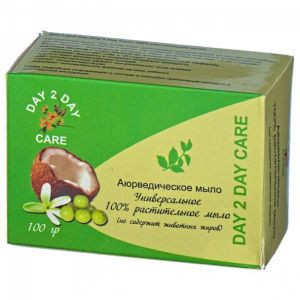 Аюрведическое мыло Универсальное Дэй ту Дэй Кэр (Day 2 Day Care), 100 г.