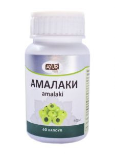 Амалаки Аюр Плюс (Amalaki Ayur Plus), 60 капсул.
