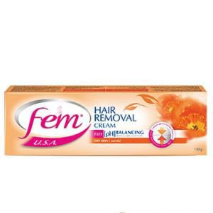 Крем для депиляции Фем с Сандалом для сухой кожи (Hair Removal Cream Fem), 120 г.