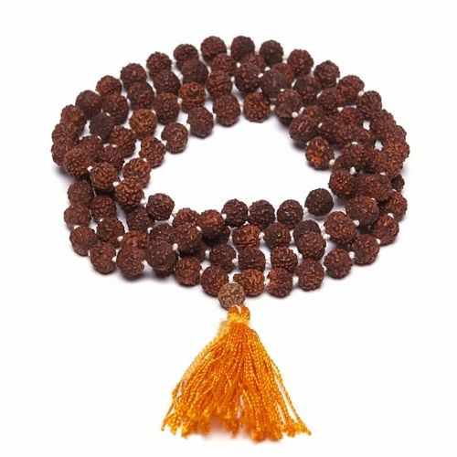 Четки из рудракши, 108 бусин 8 мм.