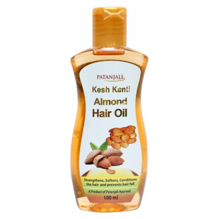 Миндальное масло для волос Кеш Канти Патанджали (Almond Hair Oil Kesh Kanti Patanjali), 100 мл.