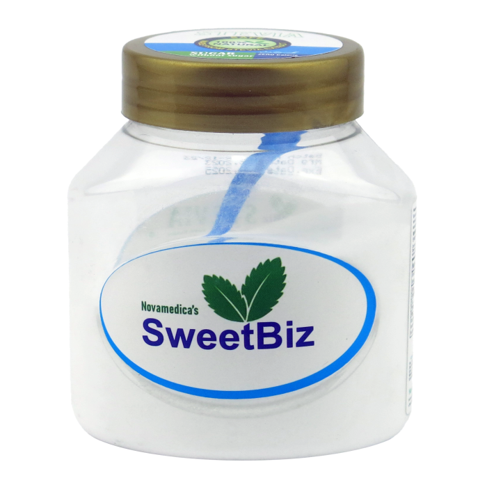 Порошок Стевия (натуральный заменитель сахара) STEVIA POWDER JAR SweetBiz, 100 г.