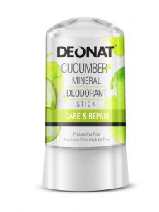Дезодорант кристалл с экстрактом огурца Деонат (Mineral Deodorant stick Cucumber Deonat), 60 г.