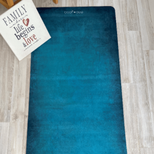 Коврик для йоги Азур Эгойога (Azure Egoyoga), микрофибра/каучук 183х66х0,3 см.