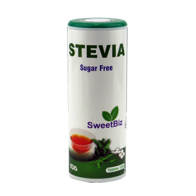 Стевия (натуральный заменитель сахара)  STEVIA TABLETS TAB SweetBiz, 1200 таб.