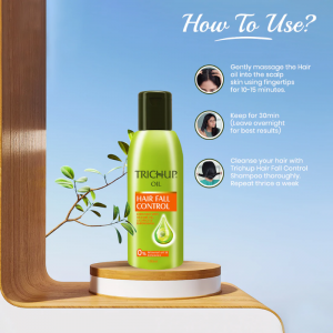 Аюрведическое масло от выпадения волос Тричап Васу (Hair Fall Control Oil Trichup Vasu), 100 мл.