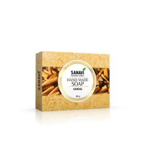 Мыло ручной работы Сандал Санави  (Sanavi), 100 г.