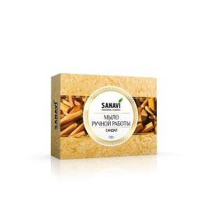 Мыло ручной работы Сандал Санави  (Sanavi), 100 г.