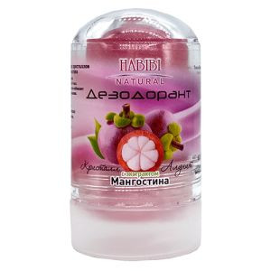 Натуральный дезодорант кристалл с экстрактом мангостина Хабиби Натурал (Habibi Natural), 60 г.