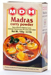Смесь специй МЯГКООСТРАЯ, УНИВЕРСАЛЬНАЯ С КУРКУМОЙ Madras Curry, 100 г.