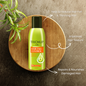 Аюрведическое масло от выпадения волос Тричап (Hair Fall Control Oil Trichup), 200 мл.