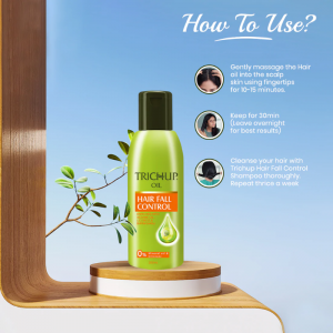 Аюрведическое масло от выпадения волос Тричап (Hair Fall Control Oil Trichup), 200 мл.