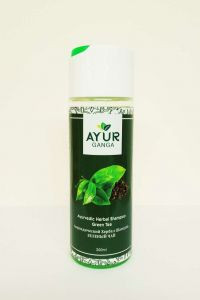 Аюрведический Хербал Шампунь Зеленый Чай Аюрганга (Ayurvedic Herbal Shampoo Green Tea Ayurganga), 200 мл.