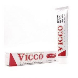 Аюрведическая зубная паста Ваджраданти Викко (Vajradanti Vicco), 100 г.